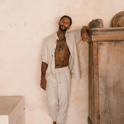 Linen Jogger Pants: Relaxed Oriental Boho Style