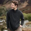 Men’s Signature Shetland Wool Fisherman Cardigan